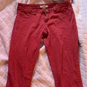 Red refuge jeans